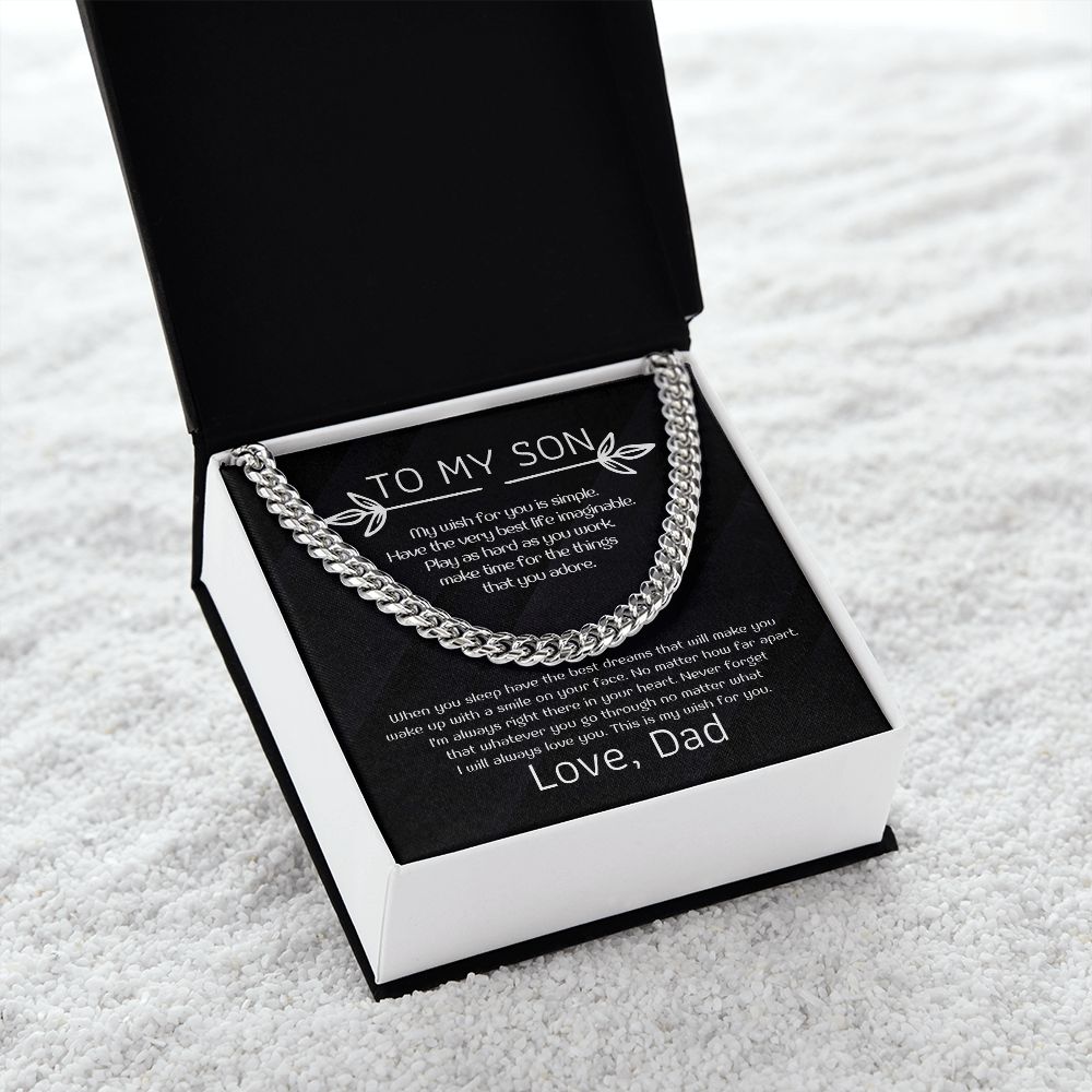 To My Son - My wish for you is simple