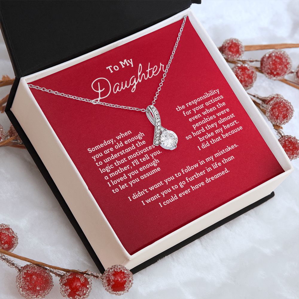 To My Daughter - I didn't want you to follow my mistakes