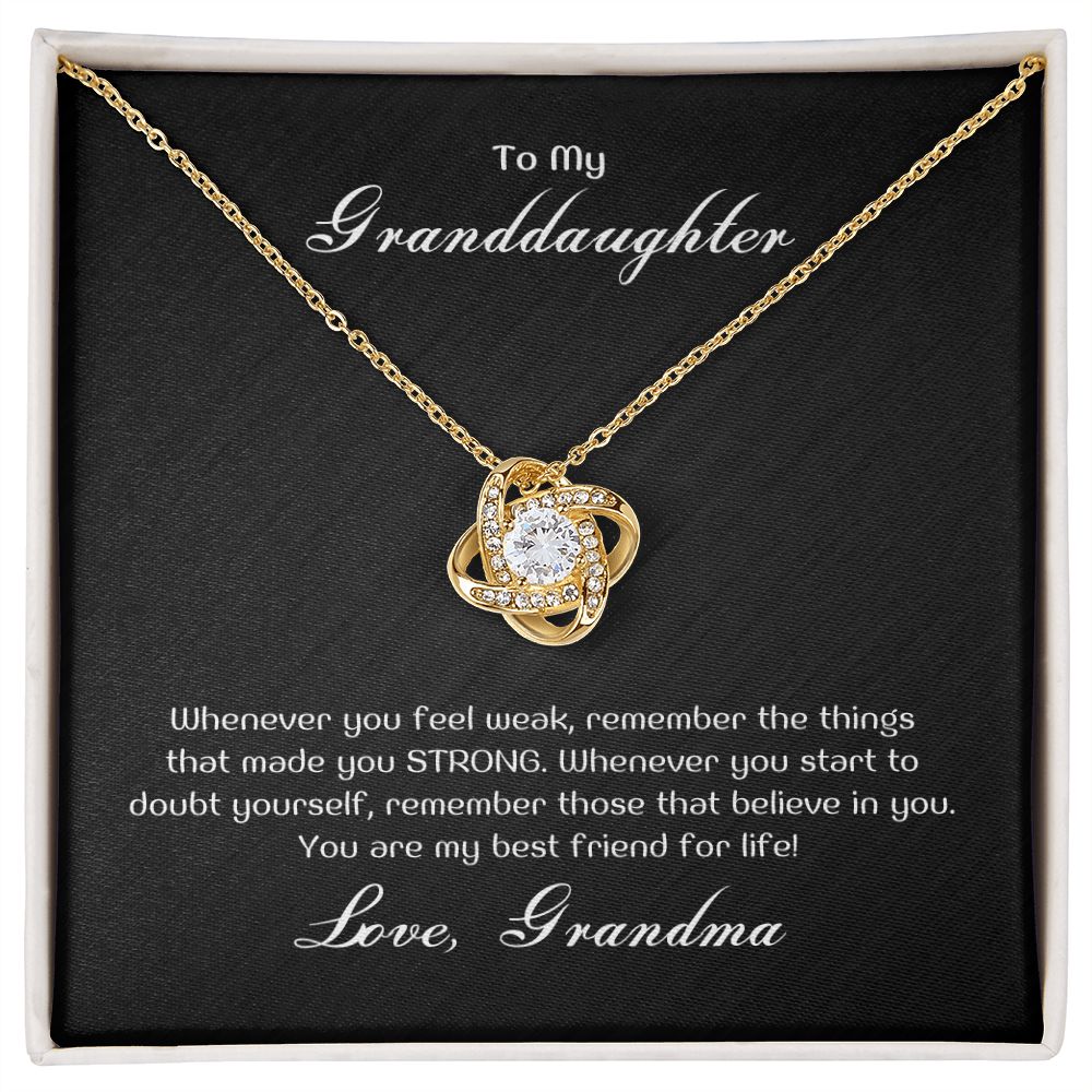 To My Granddaughter - Whenever you feel weak
