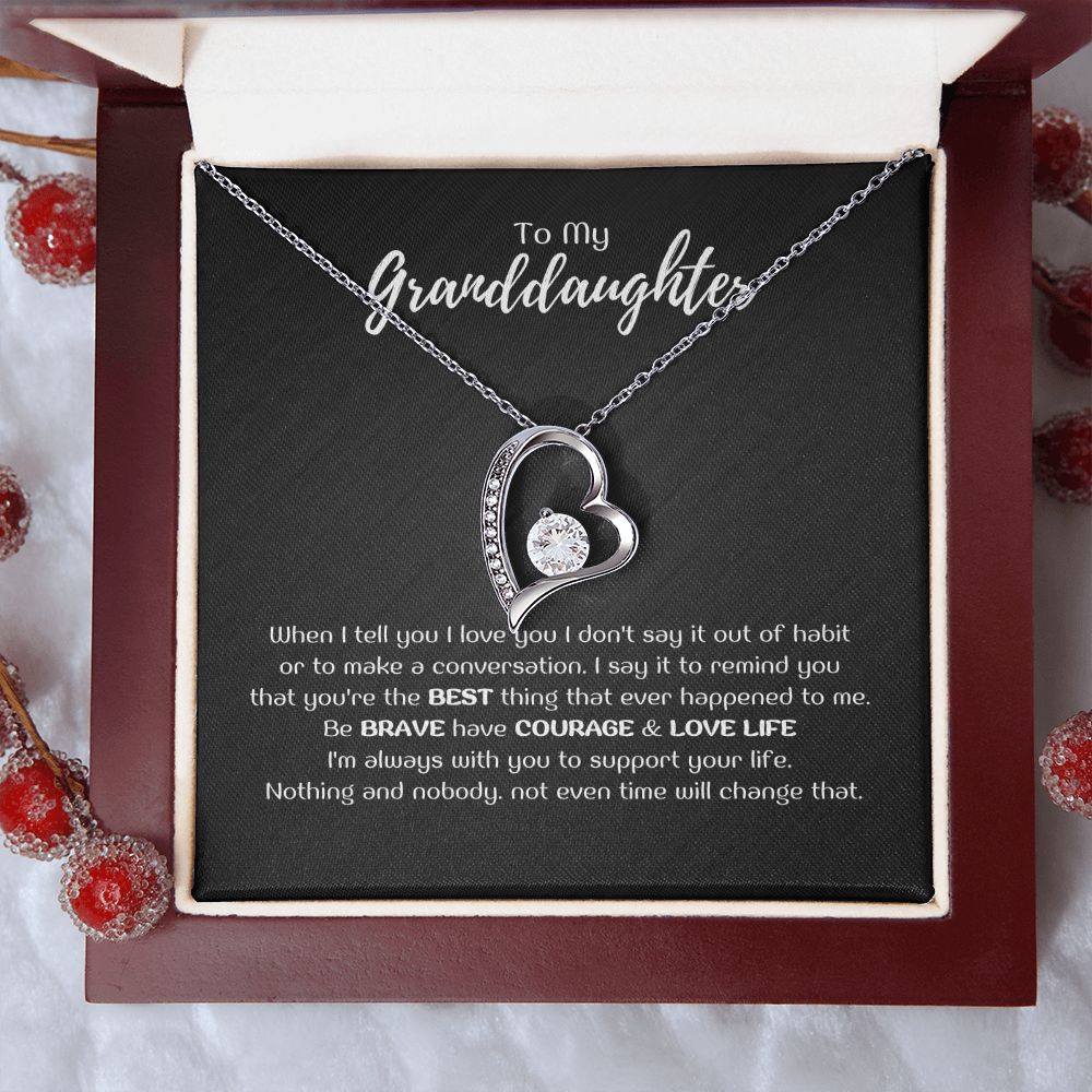 To My Granddaughter - When I tell you I love you
