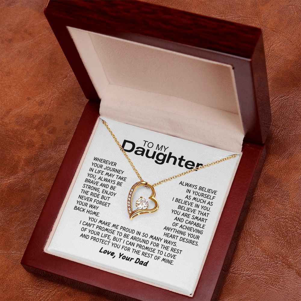 To My Daughter - I CAN PROMISE TO LOVE AND PROTECT YOU FOR THE REST OF MINE