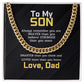 To My Son - BRAVER STRONGER SMARTER