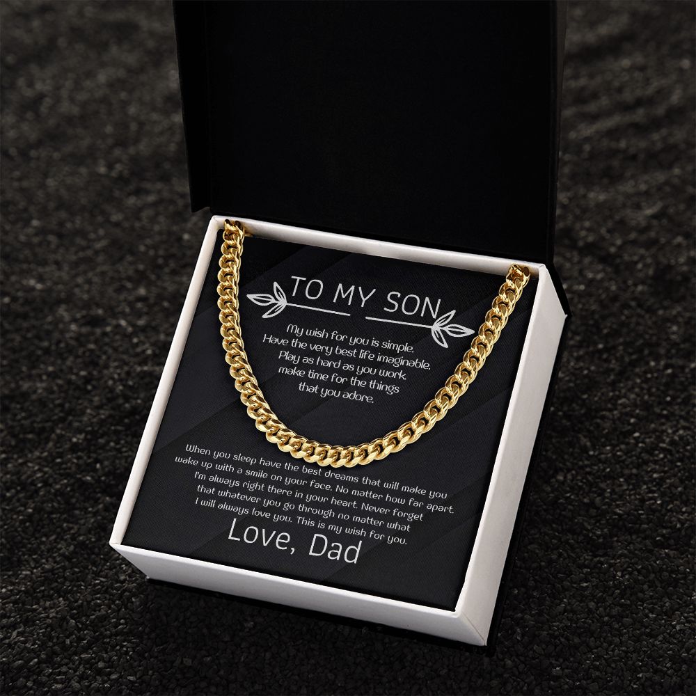 To My Son - My wish for you is simple