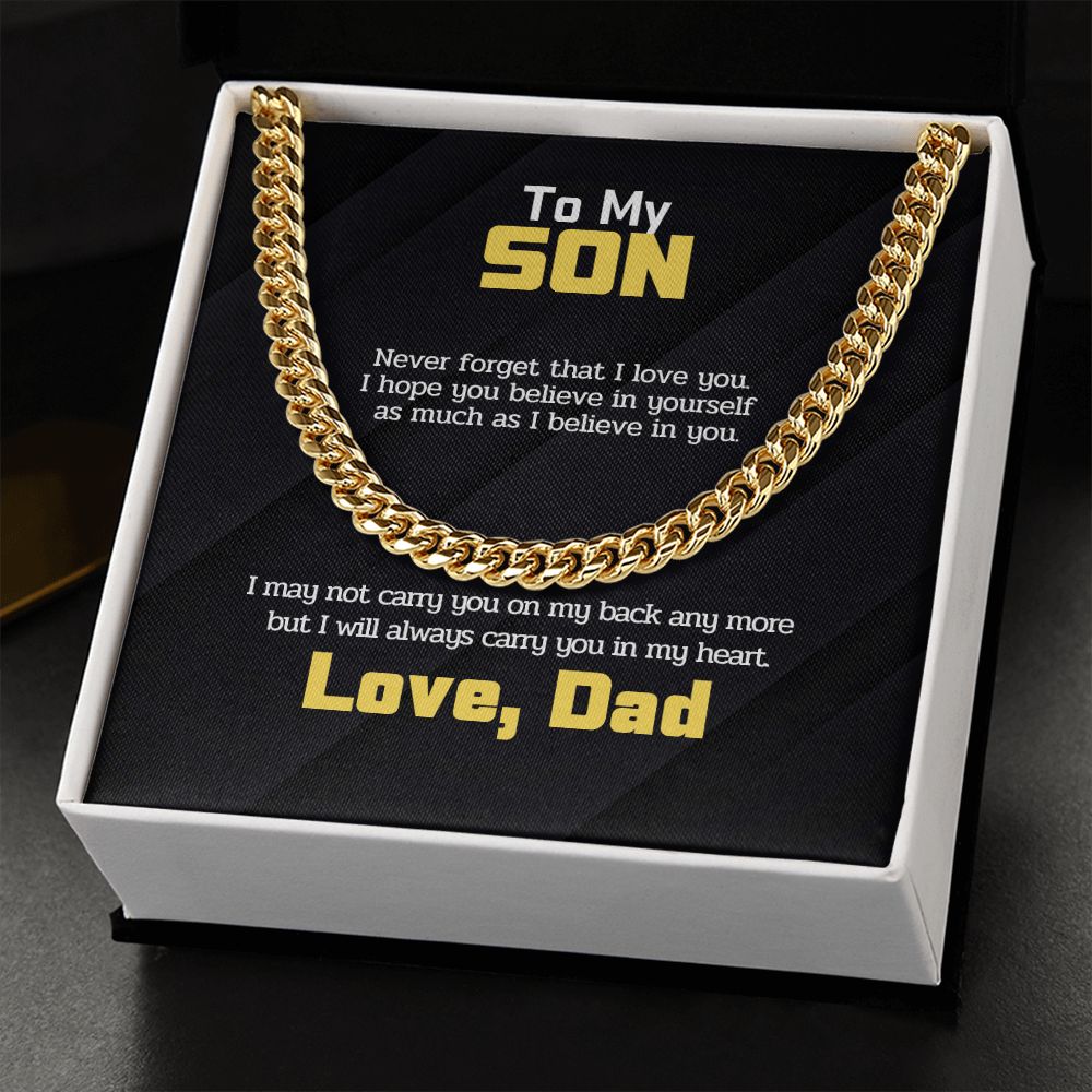 To My Son - Never forget that I love you