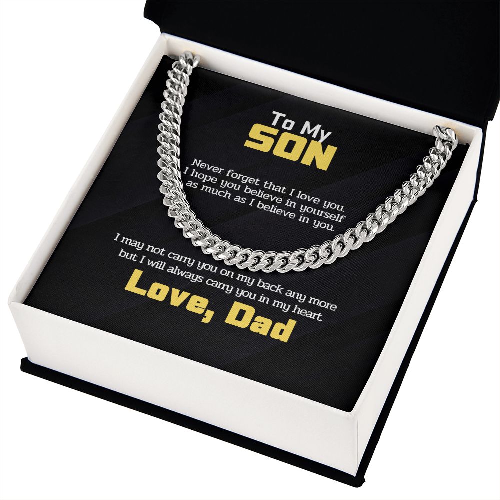 To My Son - Never forget that I love you