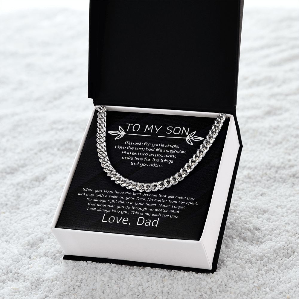 To My Son - My wish for you is simple