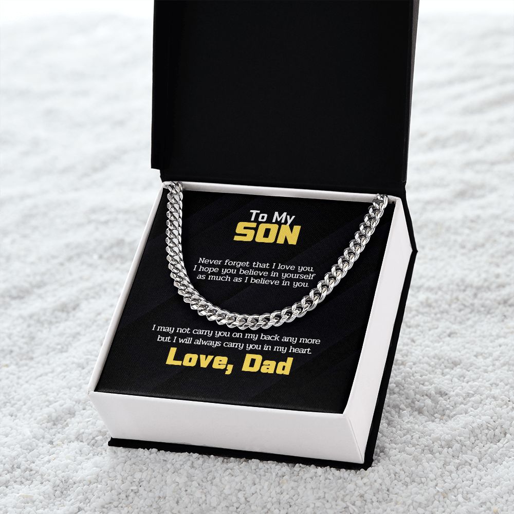 To My Son - Never forget that I love you