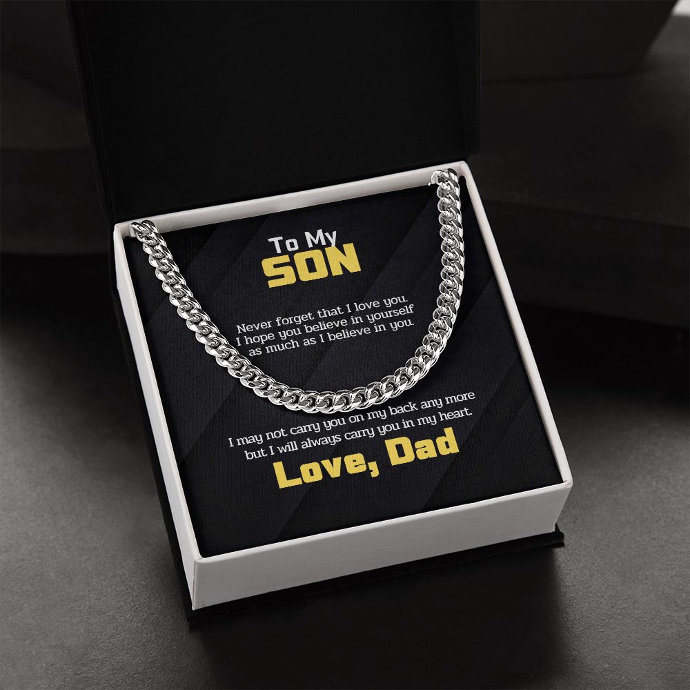 To My Son - Never forget that I love you