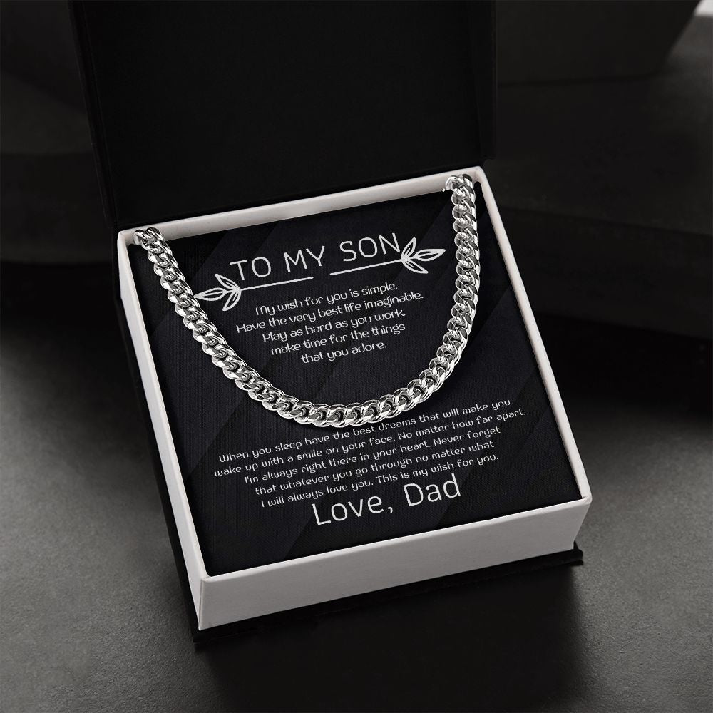 To My Son - My wish for you is simple