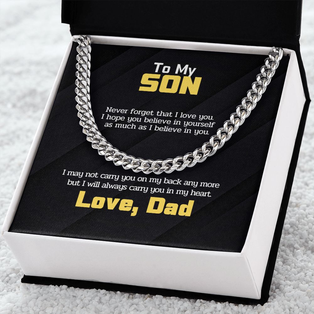 To My Son - Never forget that I love you