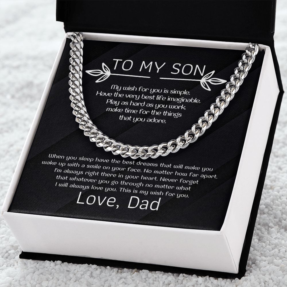 To My Son - My wish for you is simple