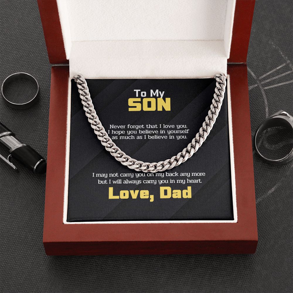 To My Son - Never forget that I love you