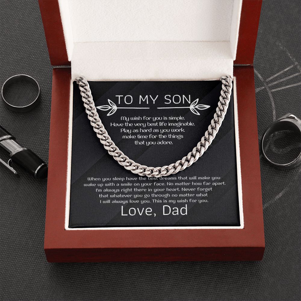 To My Son - My wish for you is simple