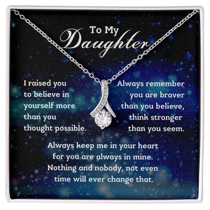To My Daughter - I raised you to believe in yourself