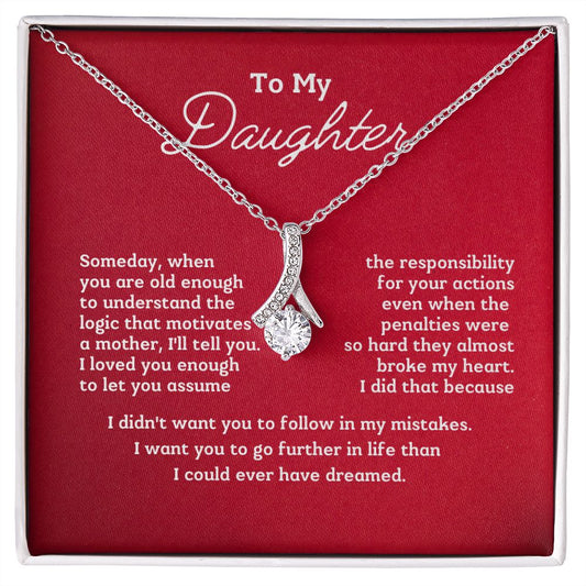 To My Daughter - I didn't want you to follow my mistakes