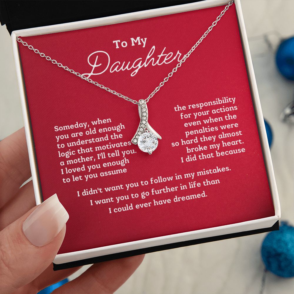 To My Daughter - I didn't want you to follow my mistakes