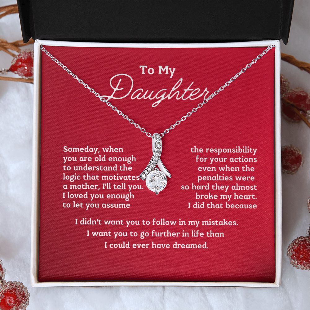 To My Daughter - I didn't want you to follow my mistakes