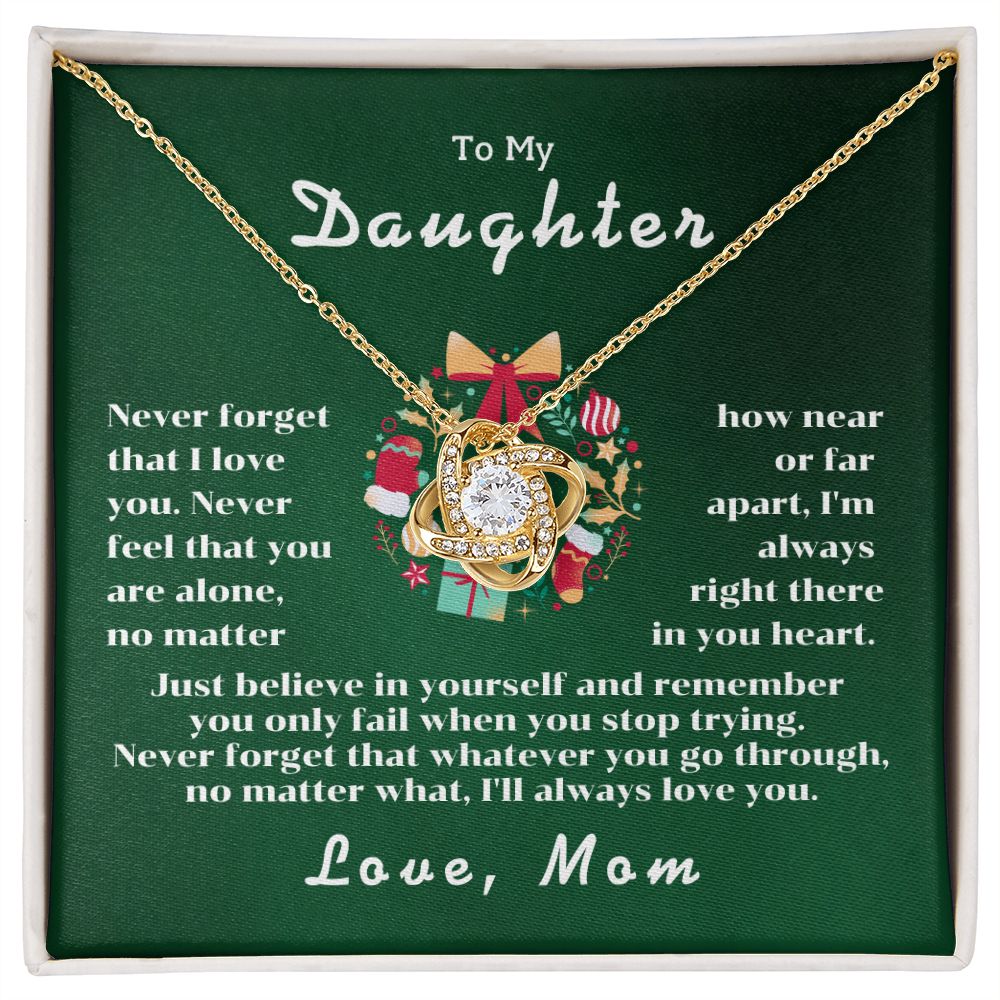 To My Daughter - Never  feel that you are alone