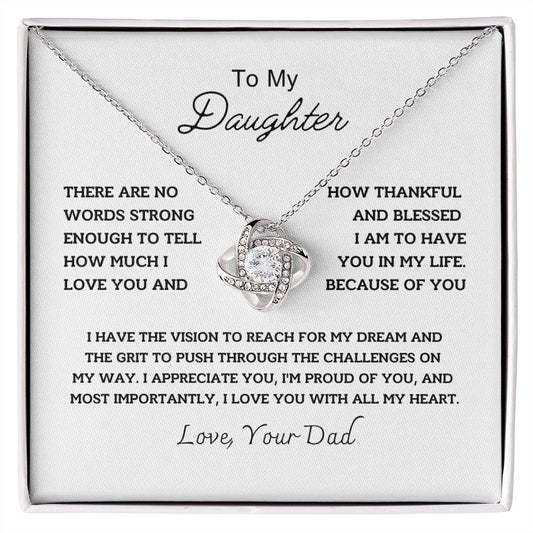 To My Daughter - Thankful and Blessed to you
