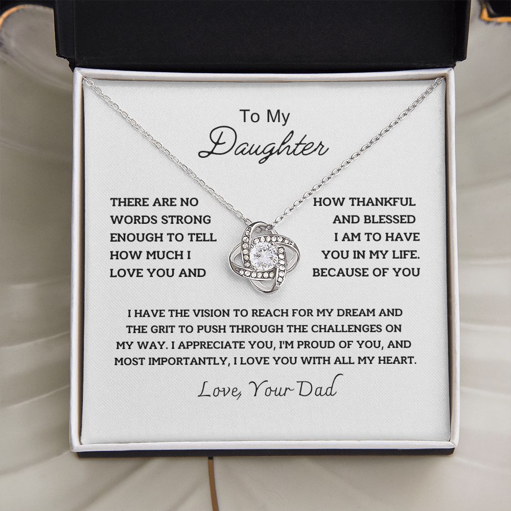 To My Daughter - Thankful and Blessed to you