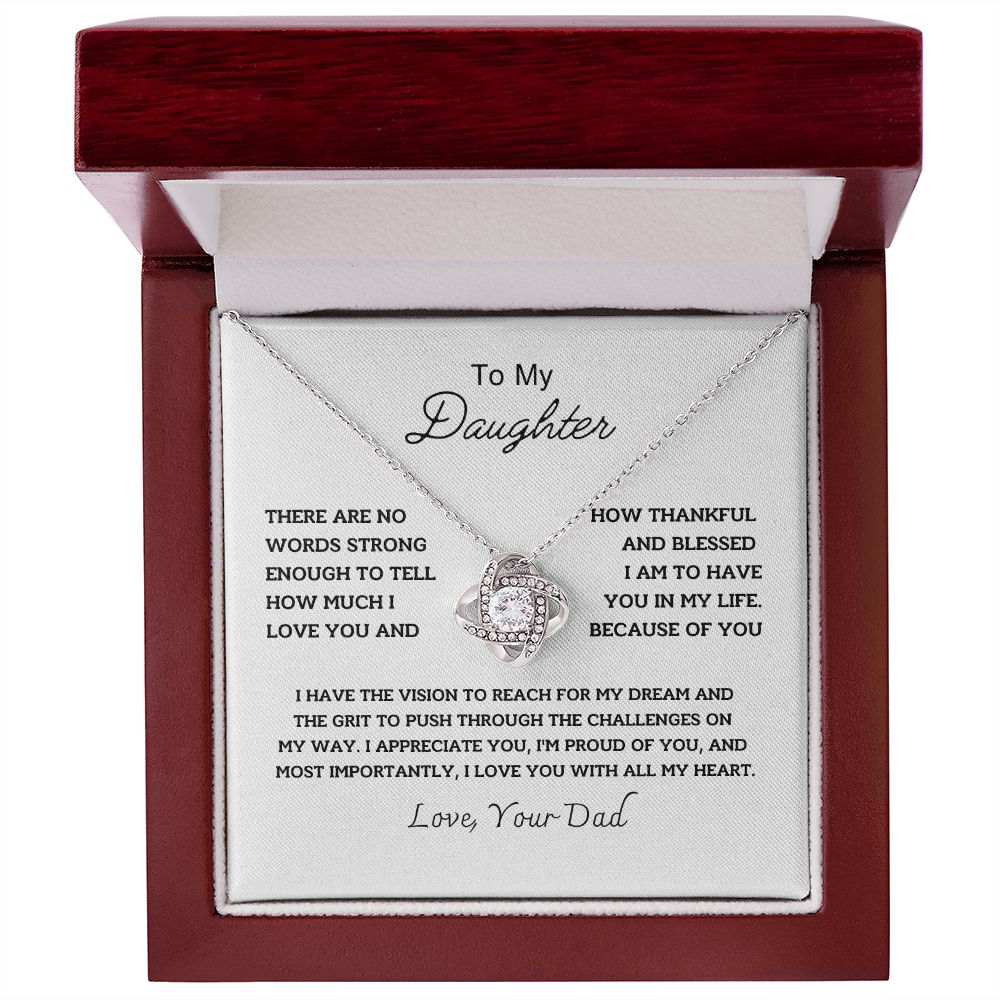 To My Daughter - Thankful and Blessed to you
