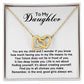 To My Daughter - I wonder if you know having you in my life means to me