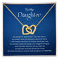 To My Daughter - No daughter and mother ever live apart
