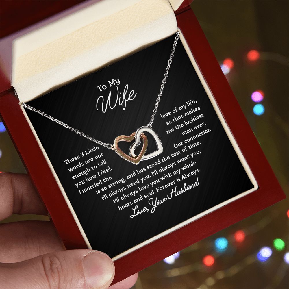 To My Wife - I'm the luckiest man ever.