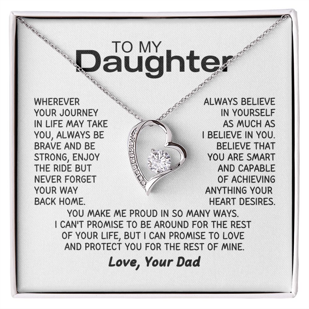To My Daughter - I CAN PROMISE TO LOVE AND PROTECT YOU FOR THE REST OF MINE