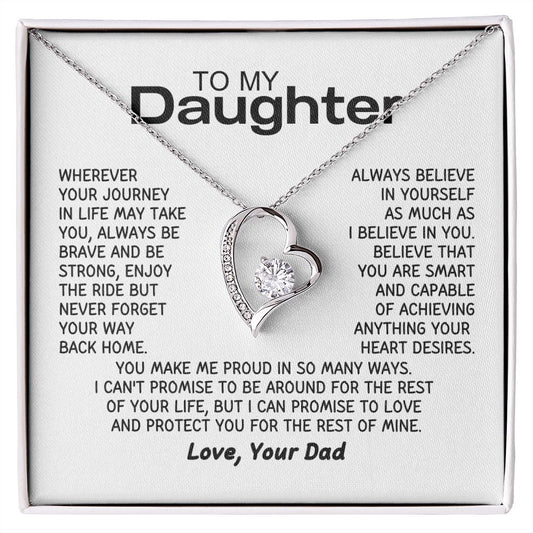 To My Daughter - I CAN PROMISE TO LOVE AND PROTECT YOU FOR THE REST OF MINE