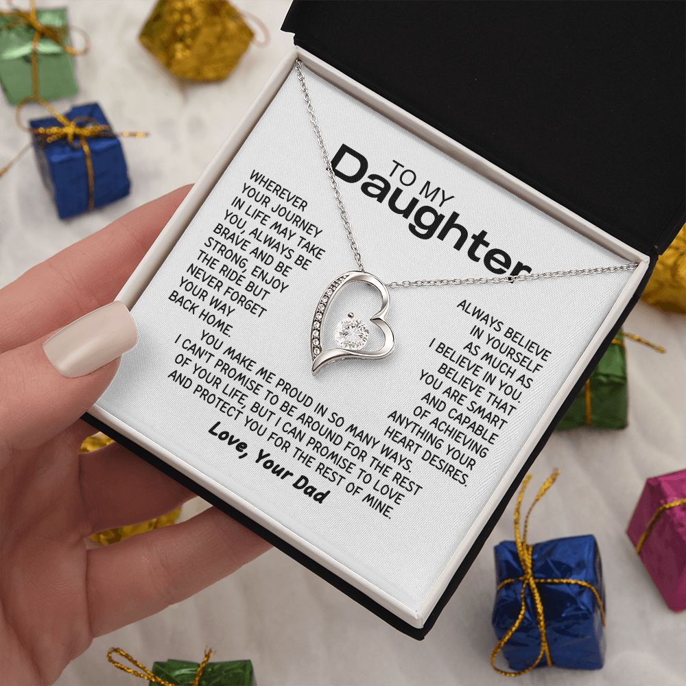 To My Daughter - I CAN PROMISE TO LOVE AND PROTECT YOU FOR THE REST OF MINE