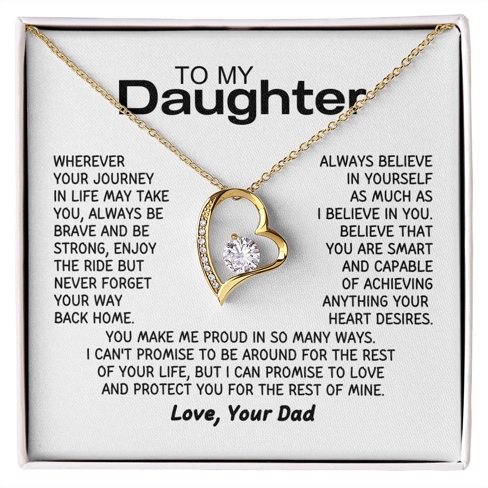 To My Daughter - I CAN PROMISE TO LOVE AND PROTECT YOU FOR THE REST OF MINE